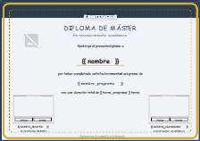 Diploma de Máster / Posgrado