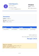 Factura Simple Elegante