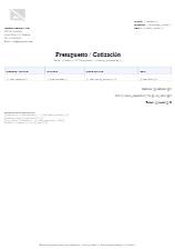 Presupuesto Empresarial Clásico