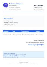 Factura Simple en Bs. (Formato Venezolano)